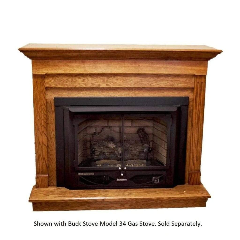Buck Stove Contemporary Mantel Accessory for Model 34, Model 329, Model 384 Gas Stove - Alternate View