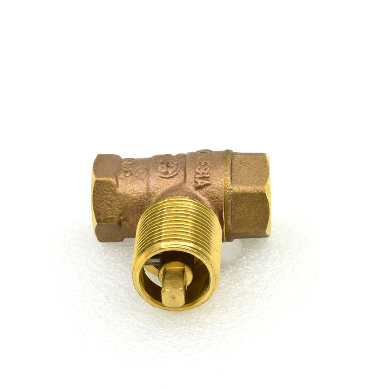 Standard Capacity Straight Ball Valve - Bottom View