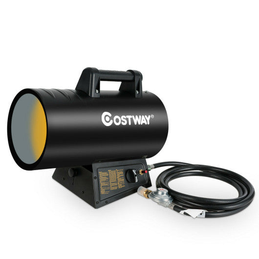 Costway 60000 BTU Outdoor Protection Portable Propane Forced Air Heater - Detail View