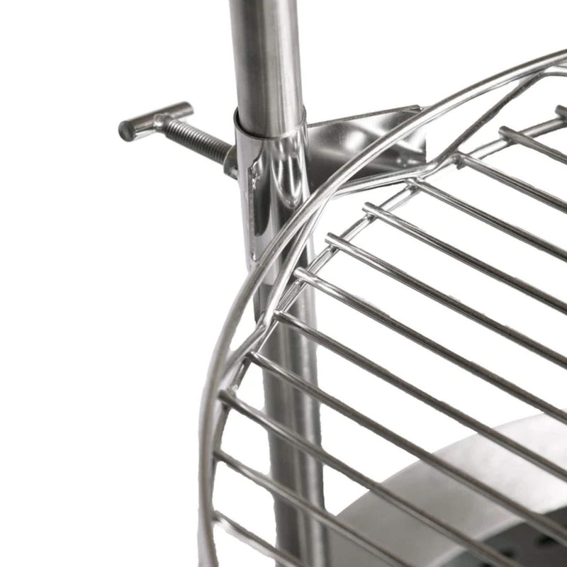 Coulee Outdoor Coulee Colorado 21" Smokeless Multifuel Portable Stainless Steel Fire Pit - Side View