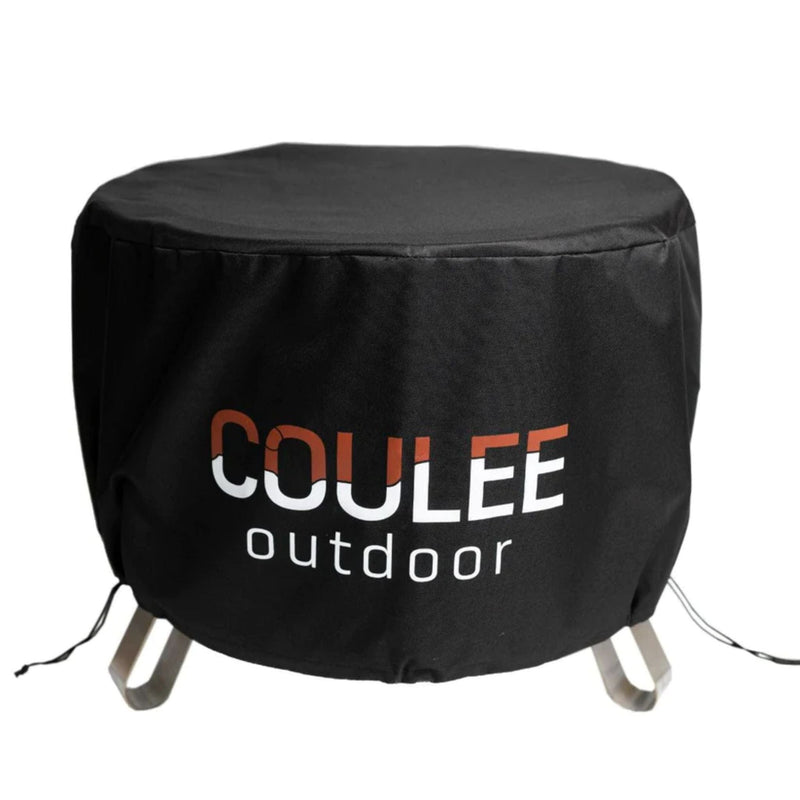 Coulee Outdoor Coulee Colorado 21" Smokeless Multifuel Portable Stainless Steel Fire Pit - Close-Up