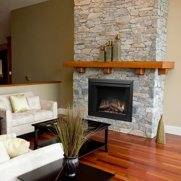 Dimplex 39-Inch Purifire Deluxe Built-in Electric Firebox With Logs - BF39DXP