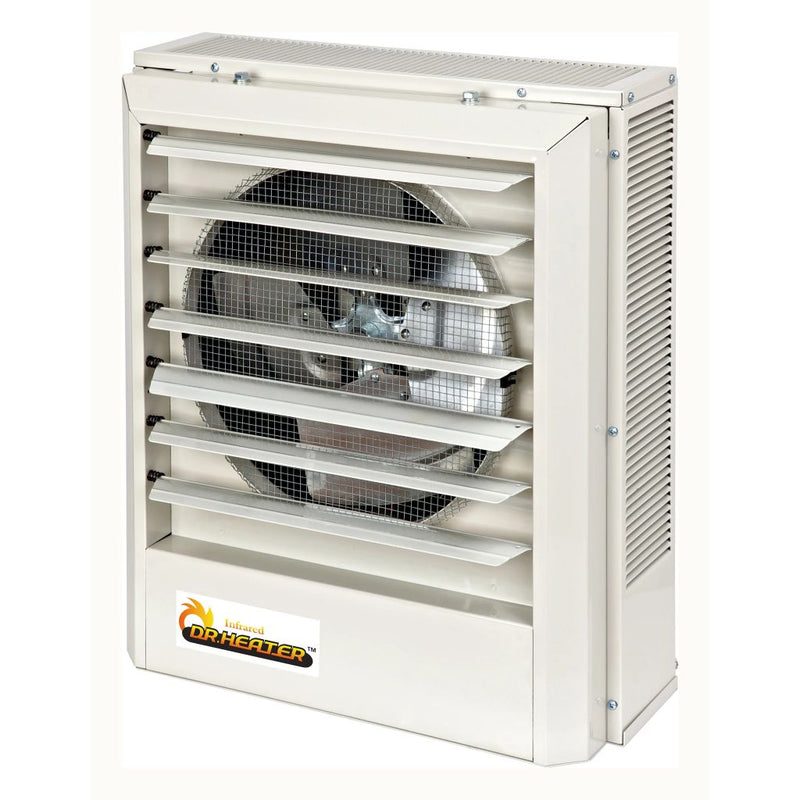 Dr. Infrared Heater 22" 208V/240V & 7.5KW/10KW Single or Three Phase Unit Heater - Side View