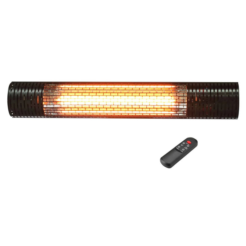 Dr. Infrared Heater 31" Black Carbon Wall Mount Ceiling Infrared Indoor/Outdoor Patio Heater - Alternate View