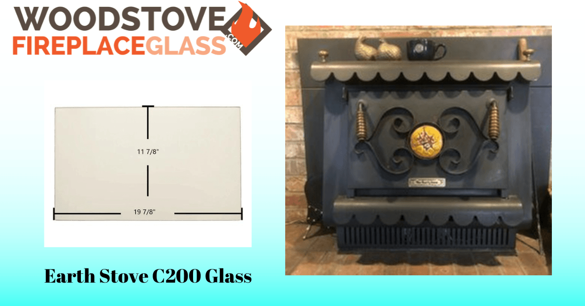 Earth Stove c200 glass: USA-Made Replacement for Heating Stoves