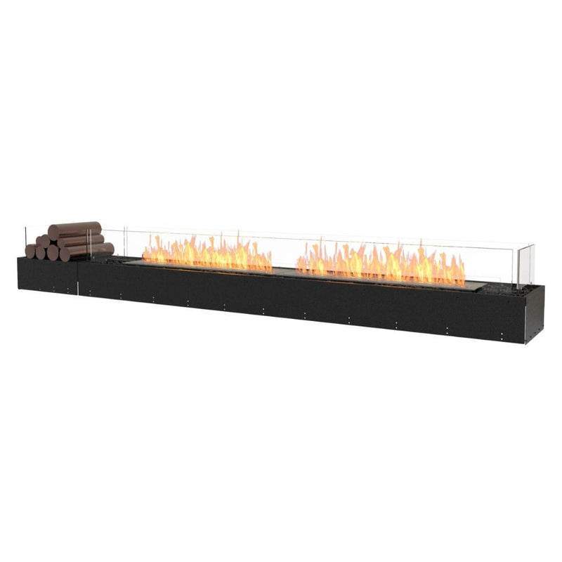 MAD Design Group EcoSmart Fire 107" Flex 104BN Bench Ethanol Fireplace Insert with Decorative Box by - Detail View