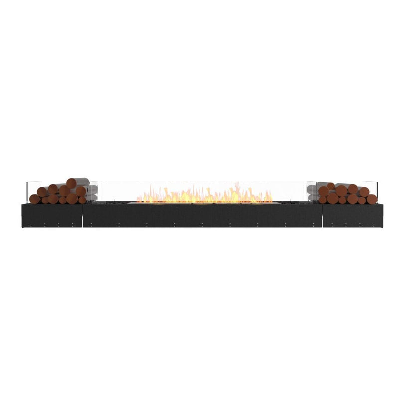 MAD Design Group EcoSmart Fire 107" Flex 104BN Bench Ethanol Fireplace Insert with Decorative Box by - Close-Up