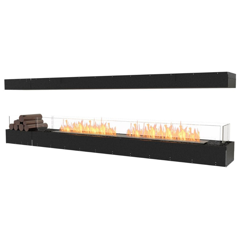 MAD Design Group EcoSmart Fire 107" Flex 104IL Island Ethanol Fireplace Insert with Decorative Box by - Detail View