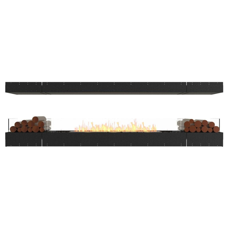 MAD Design Group EcoSmart Fire 107" Flex 104IL Island Ethanol Fireplace Insert with Decorative Box by - Close-Up