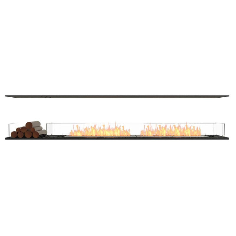 MAD Design Group EcoSmart Fire 107" Flex 104IL Island Ethanol Fireplace Insert with Decorative Box by