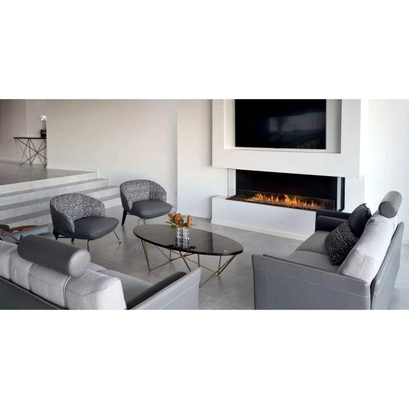MAD Design Group EcoSmart Fire 108" Flex 104BY Bay Ethanol Fireplace Insert with Decorative Box by - Connection Detail
