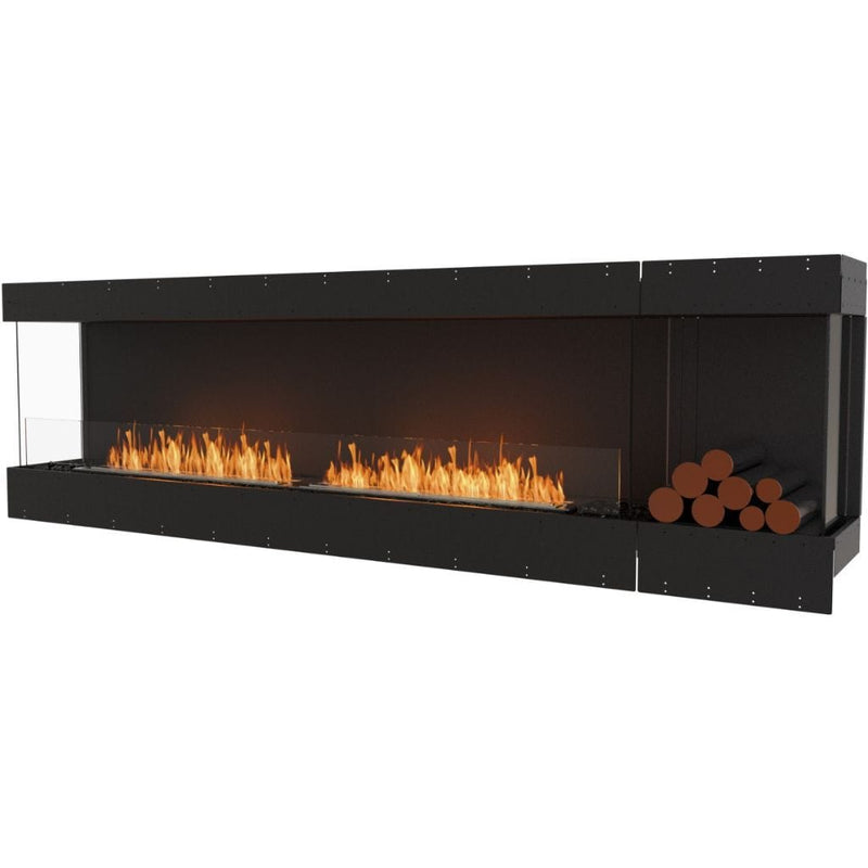 MAD Design Group EcoSmart Fire 108" Flex 104BY Bay Ethanol Fireplace Insert with Decorative Box by - Rear View