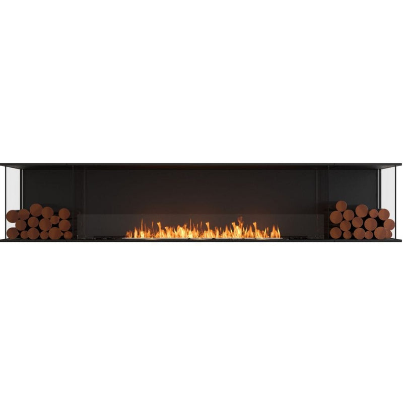 MAD Design Group EcoSmart Fire 108" Flex 104BY Bay Ethanol Fireplace Insert with Decorative Box by - Top View