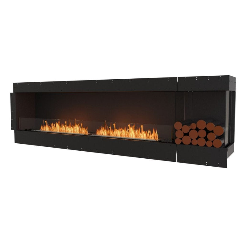 MAD Design Group EcoSmart Fire 110" Flex 104LC/104RC Ethanol Fireplace Insert with Decorative Box by - Side View