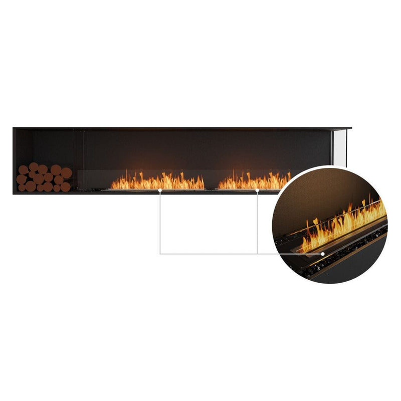 MAD Design Group EcoSmart Fire 110" Flex 104LC/104RC Ethanol Fireplace Insert with Decorative Box by - Top View