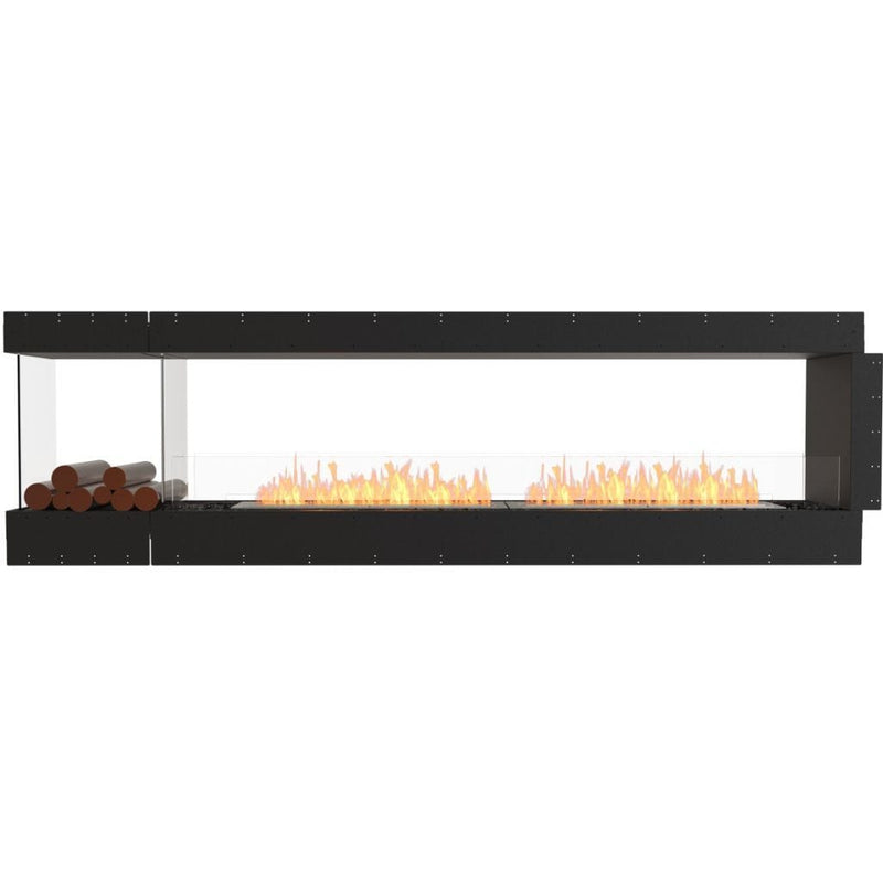 MAD Design Group EcoSmart Fire 110" Flex 104PN Peninsula Ethanol Fireplace Insert with Decorative Box by - Alternate View