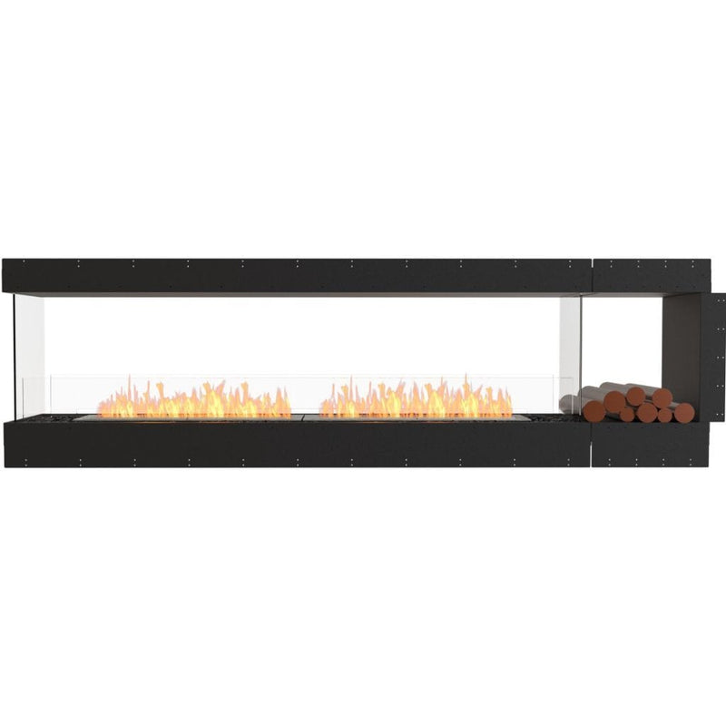 MAD Design Group EcoSmart Fire 110" Flex 104PN Peninsula Ethanol Fireplace Insert with Decorative Box by - Close-Up