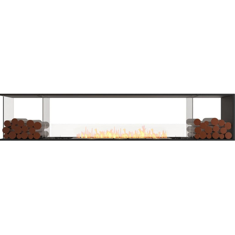 MAD Design Group EcoSmart Fire 110" Flex 104PN Peninsula Ethanol Fireplace Insert with Decorative Box by - Top View
