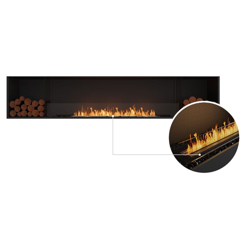 MAD Design Group EcoSmart Fire 112" Flex 104SS Single Sided Ethanol Fireplace Insert with Decorative Box by - Installation
