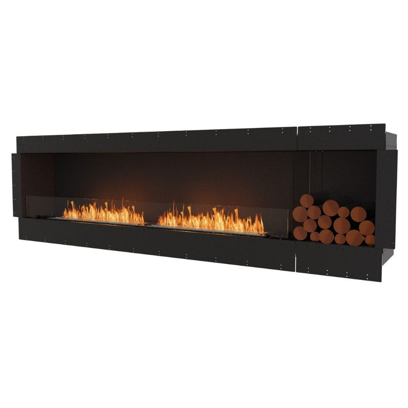 MAD Design Group EcoSmart Fire 112" Flex 104SS Single Sided Ethanol Fireplace Insert with Decorative Box by - Rear View