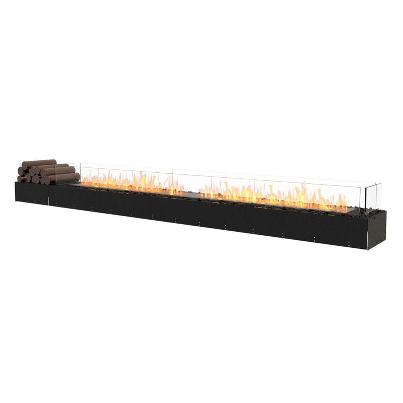 MAD Design Group EcoSmart Fire 125" Flex 122BN Bench Ethanol Fireplace Insert with Decorative Box by - Detail View