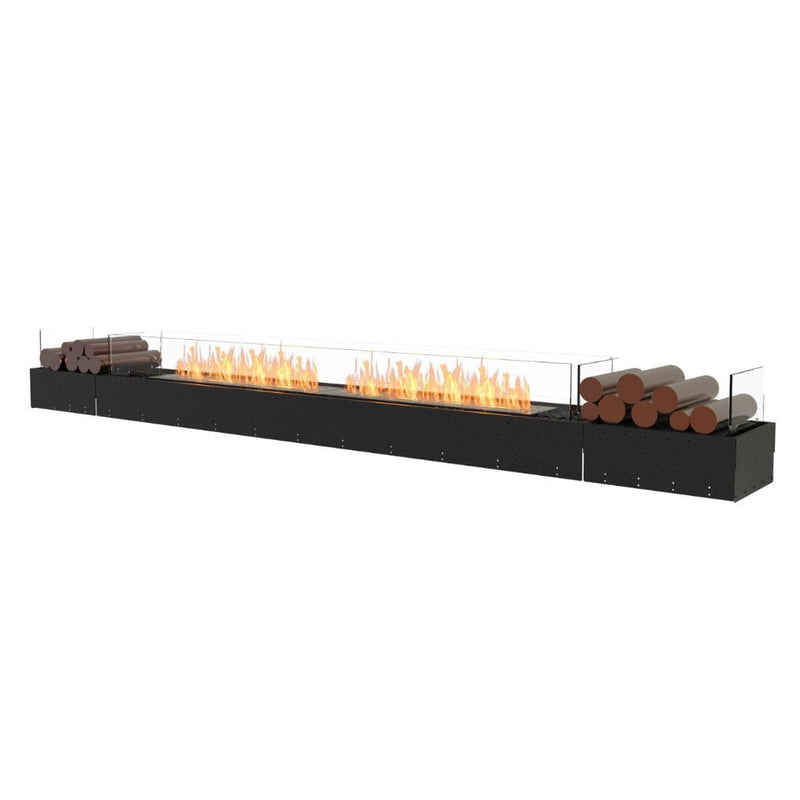 MAD Design Group EcoSmart Fire 125" Flex 122BN Bench Ethanol Fireplace Insert with Decorative Box by - Rear View