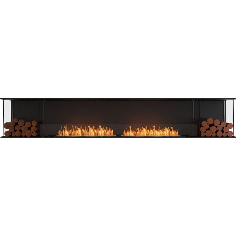 MAD Design Group EcoSmart Fire 126" Flex 122BY Bay Ethanol Fireplace Insert with Decorative Box by - Bottom View