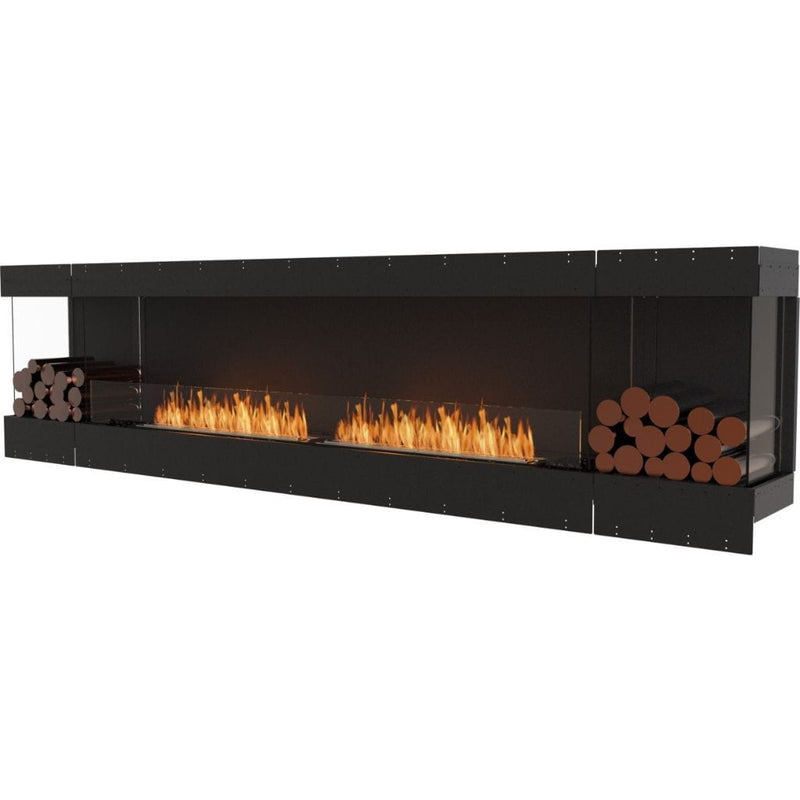 MAD Design Group EcoSmart Fire 126" Flex 122BY Bay Ethanol Fireplace Insert with Decorative Box by - Components View