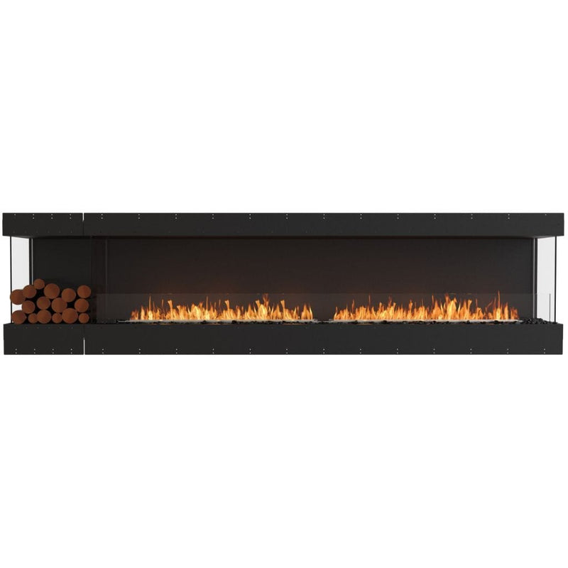 MAD Design Group EcoSmart Fire 126" Flex 122BY Bay Ethanol Fireplace Insert with Decorative Box by - Alternate View