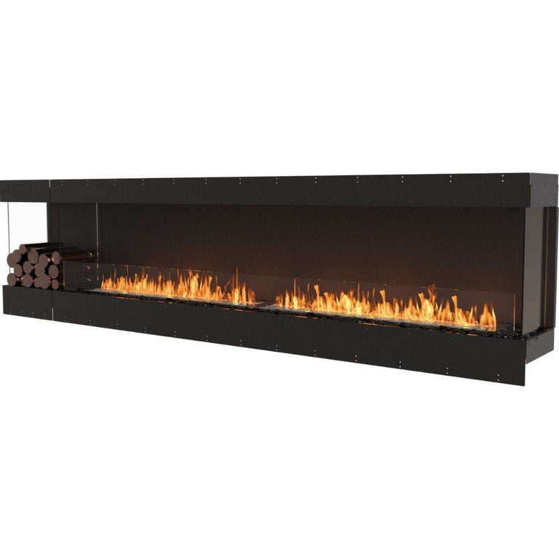 MAD Design Group EcoSmart Fire 126" Flex 122BY Bay Ethanol Fireplace Insert with Decorative Box by - Detail View