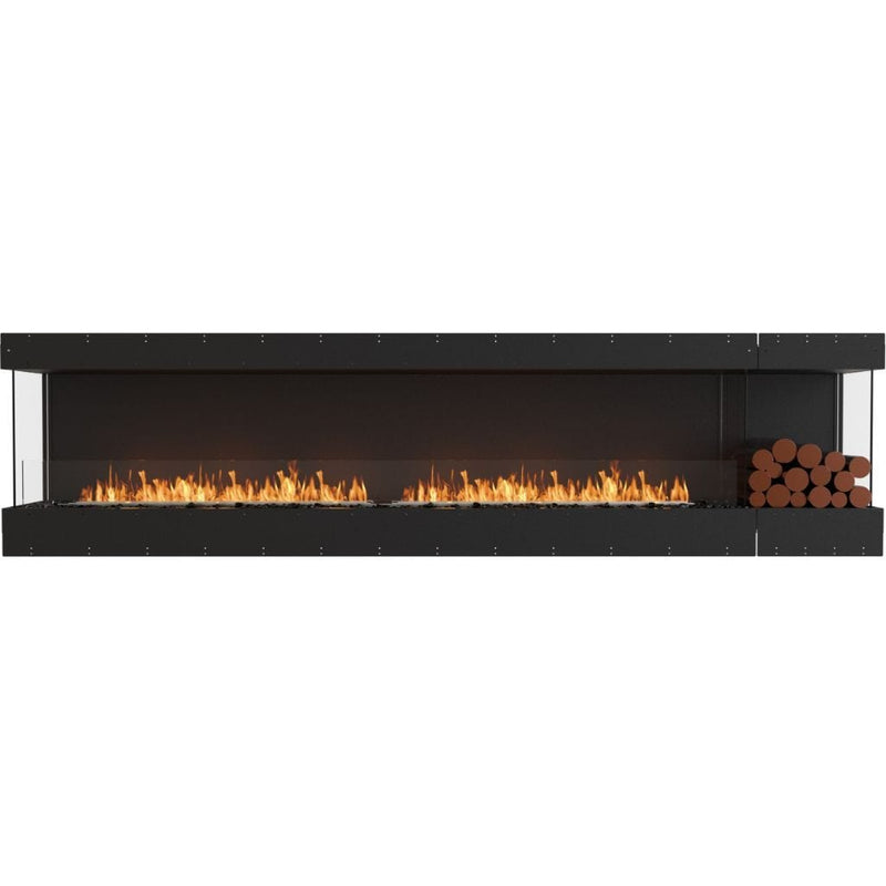 MAD Design Group EcoSmart Fire 126" Flex 122BY Bay Ethanol Fireplace Insert with Decorative Box by - Close-Up