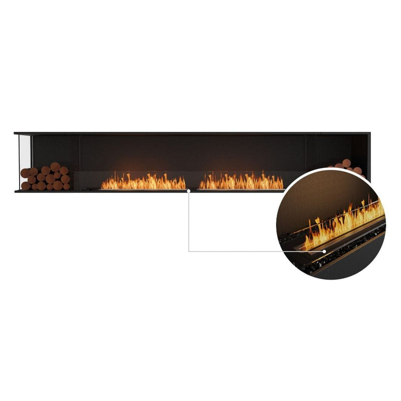 MAD Design Group EcoSmart Fire 128" Flex 122LC/122RC Ethanol Fireplace Insert with Decorative Box by - Installation View