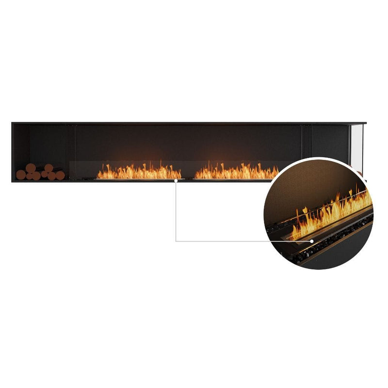 MAD Design Group EcoSmart Fire 128" Flex 122LC/122RC Ethanol Fireplace Insert with Decorative Box by - Top View