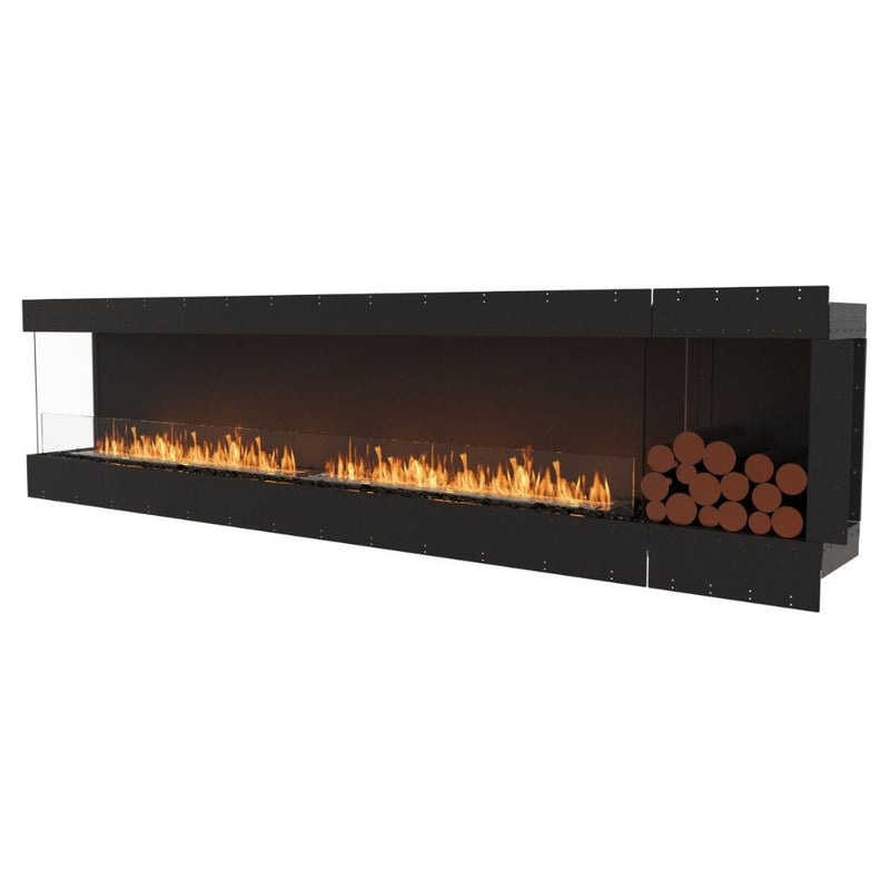 MAD Design Group EcoSmart Fire 128" Flex 122LC/122RC Ethanol Fireplace Insert with Decorative Box by - Rear View