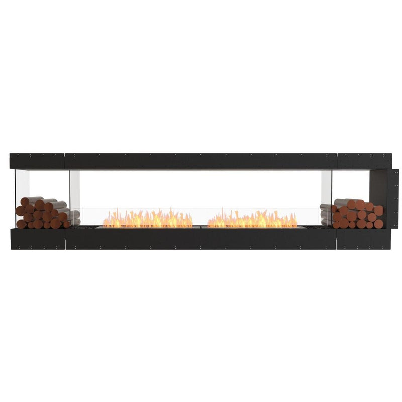 MAD Design Group EcoSmart Fire 128" Flex 122PN Peninsula Ethanol Fireplace Insert with Decorative Box by - Bottom View