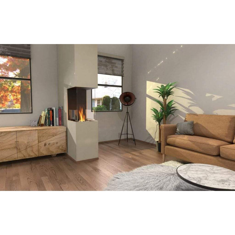 MAD Design Group EcoSmart Fire 128" Flex 122PN Peninsula Ethanol Fireplace Insert with Decorative Box by - Packaging View