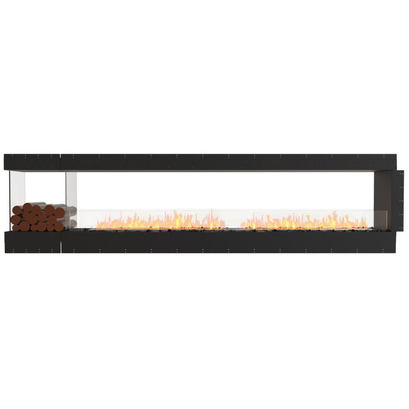 MAD Design Group EcoSmart Fire 128" Flex 122PN Peninsula Ethanol Fireplace Insert with Decorative Box by - Alternate View