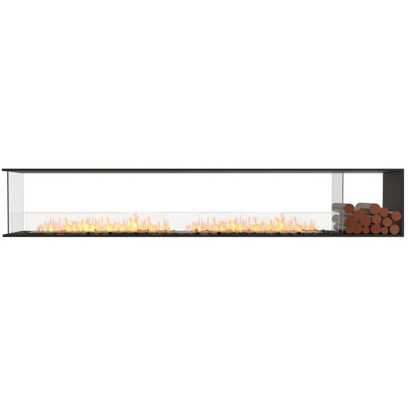 MAD Design Group EcoSmart Fire 128" Flex 122PN Peninsula Ethanol Fireplace Insert with Decorative Box by - Additional View