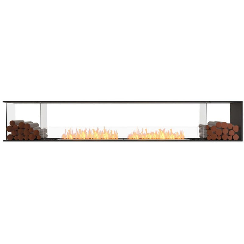 MAD Design Group EcoSmart Fire 128" Flex 122PN Peninsula Ethanol Fireplace Insert with Decorative Box by - Top View