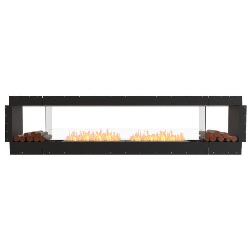 MAD Design Group EcoSmart Fire 130" Flex 122DB Double Sided Ethanol Fireplace Insert with Decorative Box by - Close-Up