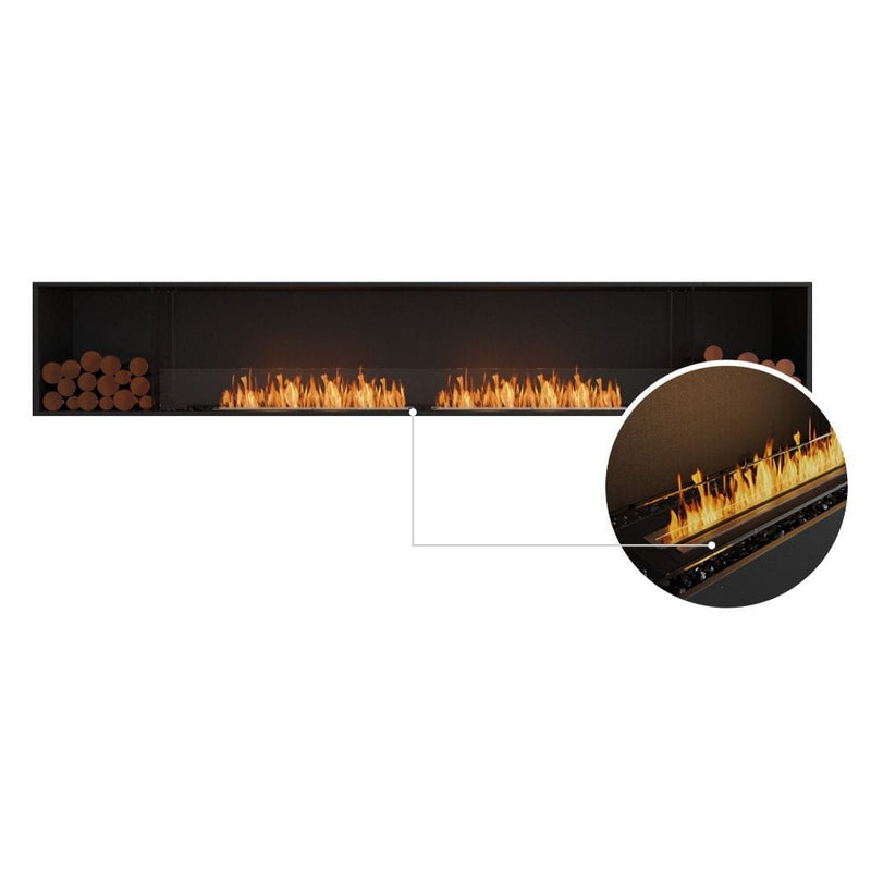 MAD Design Group EcoSmart Fire 130" Flex 122SS Single Sided Ethanol Fireplace Insert with Decorative Box by - Installation