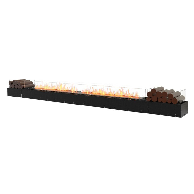 MAD Design Group EcoSmart Fire 143" Flex 140BN Bench Ethanol Fireplace Insert with Decorative Box by - Rear View