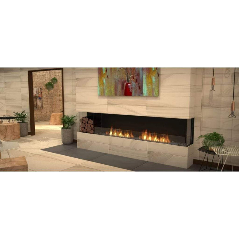 MAD Design Group EcoSmart Fire 144" Flex 140BY Bay Ethanol Fireplace Insert with Decorative Box by - Scale View