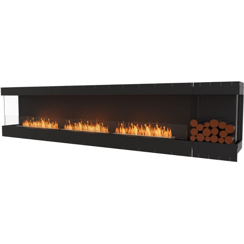MAD Design Group EcoSmart Fire 144" Flex 140BY Bay Ethanol Fireplace Insert with Decorative Box by - Rear View