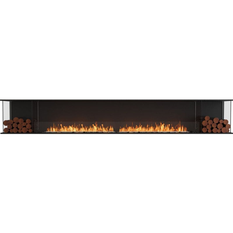 MAD Design Group EcoSmart Fire 144" Flex 140BY Bay Ethanol Fireplace Insert with Decorative Box by - Top View
