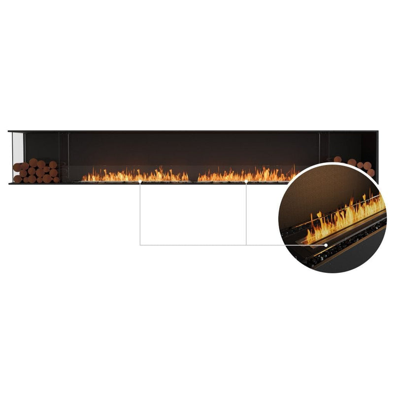 MAD Design Group EcoSmart Fire 146" Flex 140LC/140RC Ethanol Fireplace Insert with Decorative Box by - Installation View