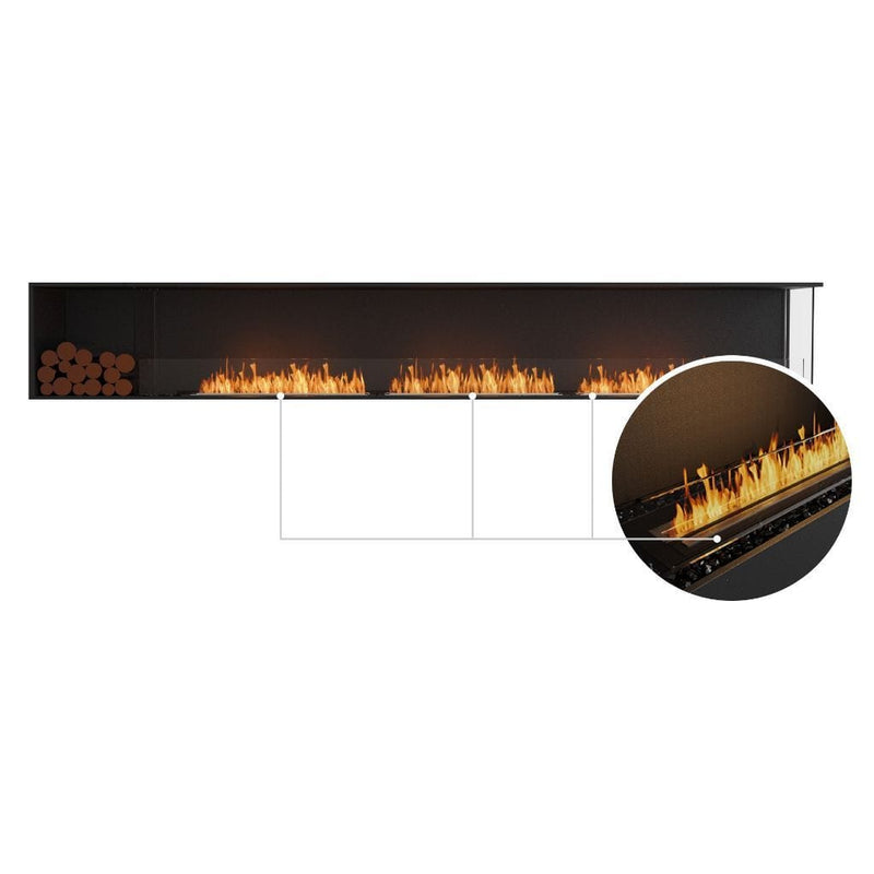 MAD Design Group EcoSmart Fire 146" Flex 140LC/140RC Ethanol Fireplace Insert with Decorative Box by - Label View