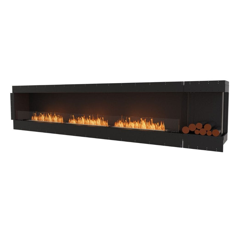 MAD Design Group EcoSmart Fire 146" Flex 140LC/140RC Ethanol Fireplace Insert with Decorative Box by - Side View