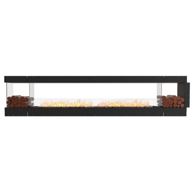 MAD Design Group EcoSmart Fire 146" Flex 140PN Peninsula Ethanol Fireplace Insert with Decorative Box by - Bottom View