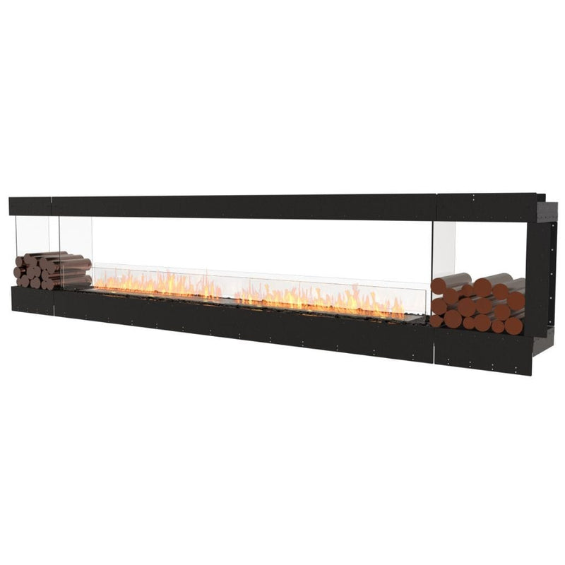 MAD Design Group EcoSmart Fire 146" Flex 140PN Peninsula Ethanol Fireplace Insert with Decorative Box by - Components View